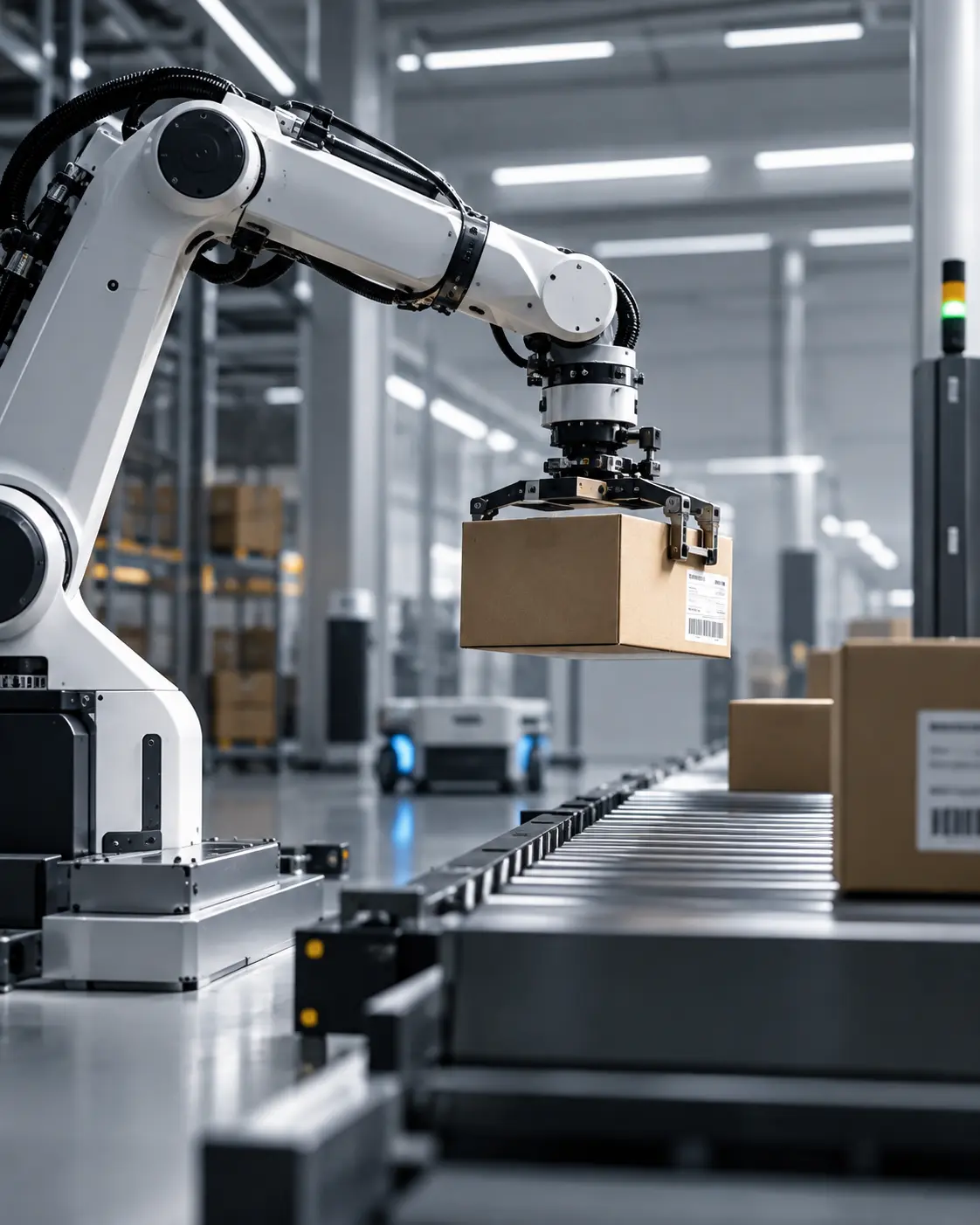 Precision automation equipment in a laboratory